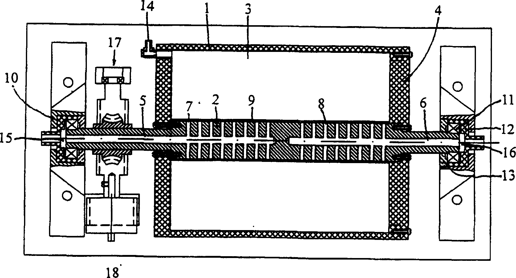 Gravity-free condition simulating method and apparatus of treating tertilized egg of aquatic animal