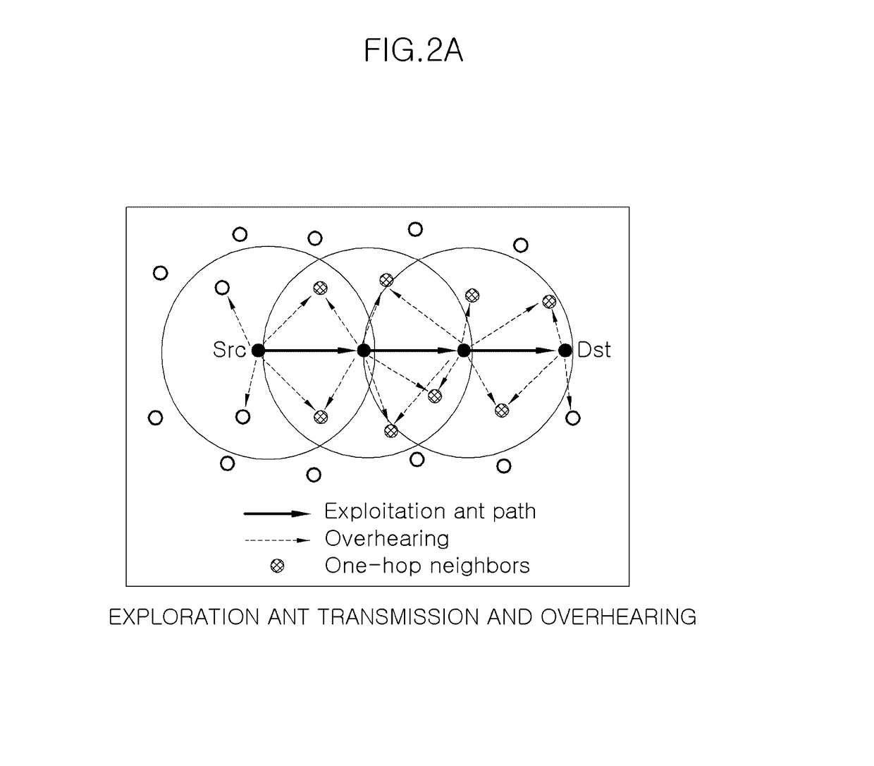 Method for providing bio-inspired routing protocol using overhearing and probabilistic path finding in mobile ad hoc networks and system thereof