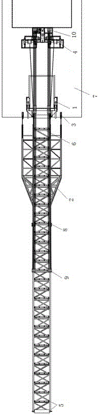 Self-adaption overall overturning conveyor