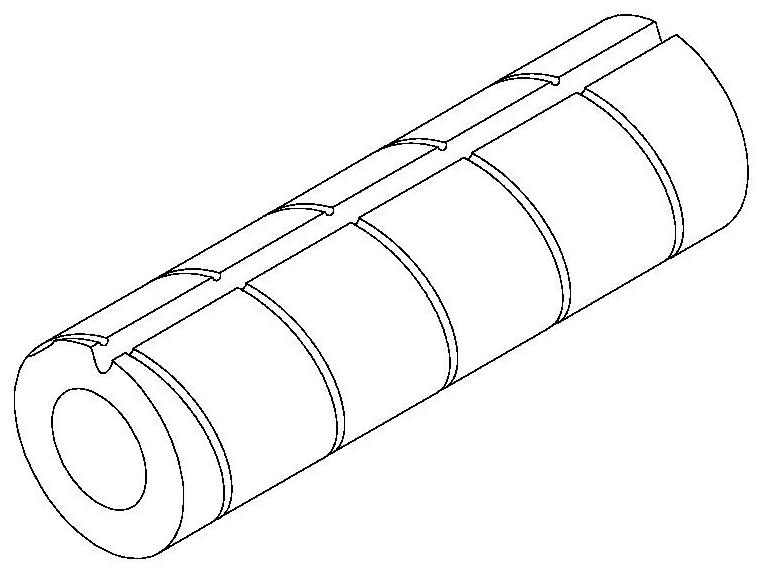 A kind of hollow fried dough sticks and hollow fried dough sticks machine