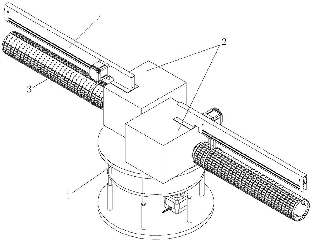 A kind of hollow fried dough sticks and hollow fried dough sticks machine