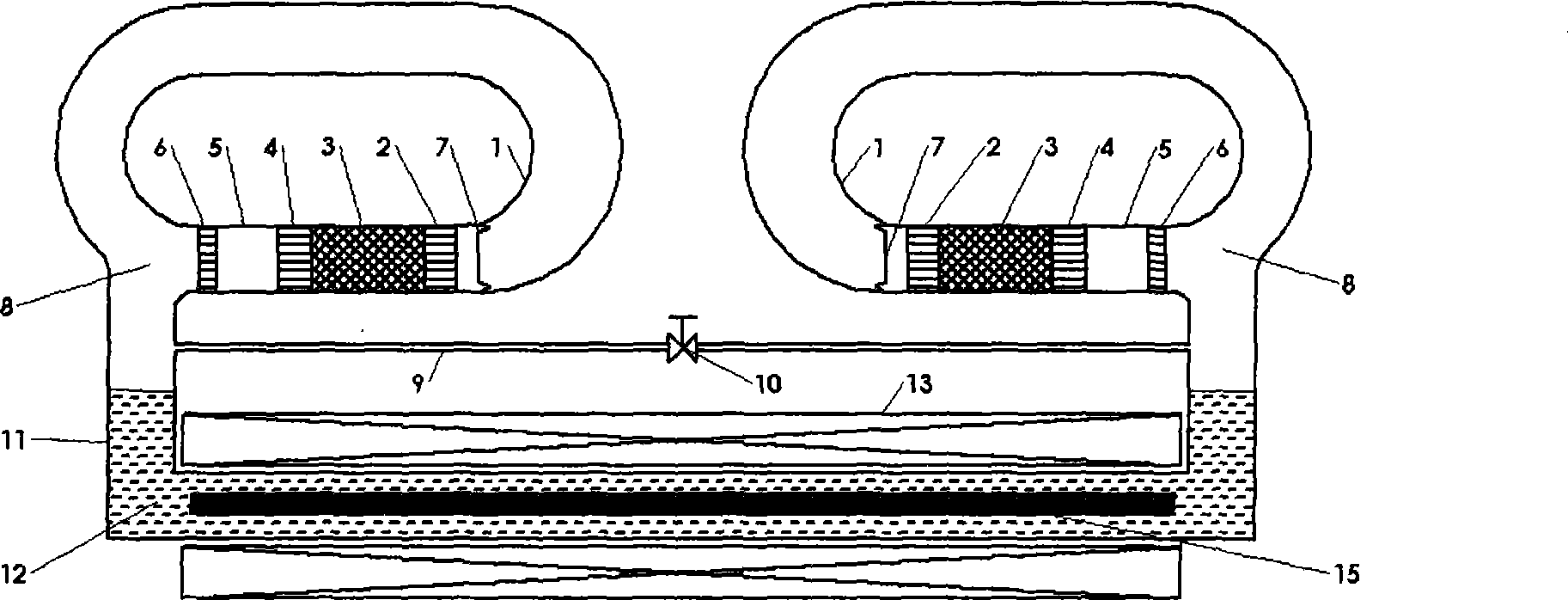 Sound-heat liquid magnetofluid AC generating system