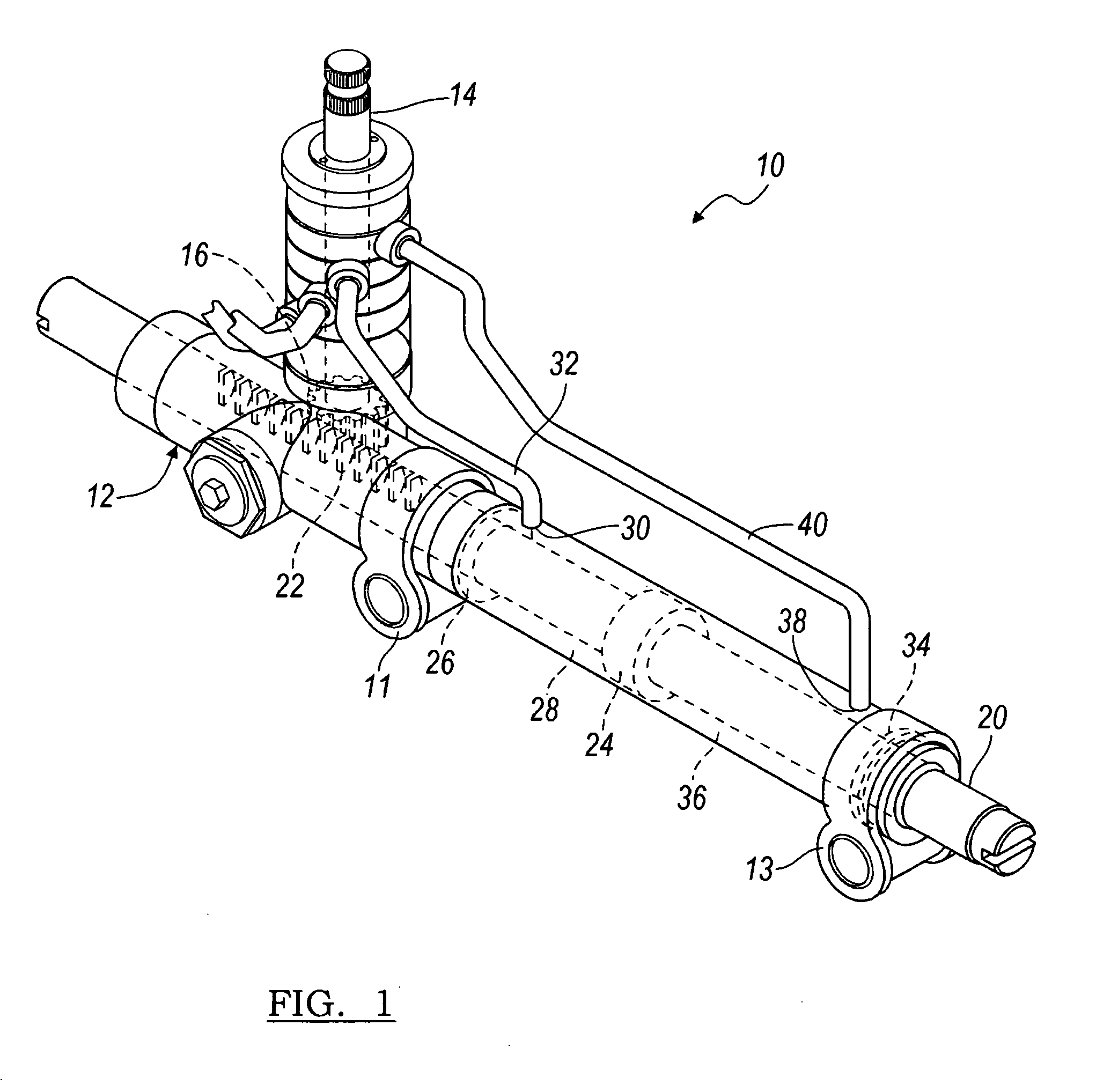 Modular steering gear housing