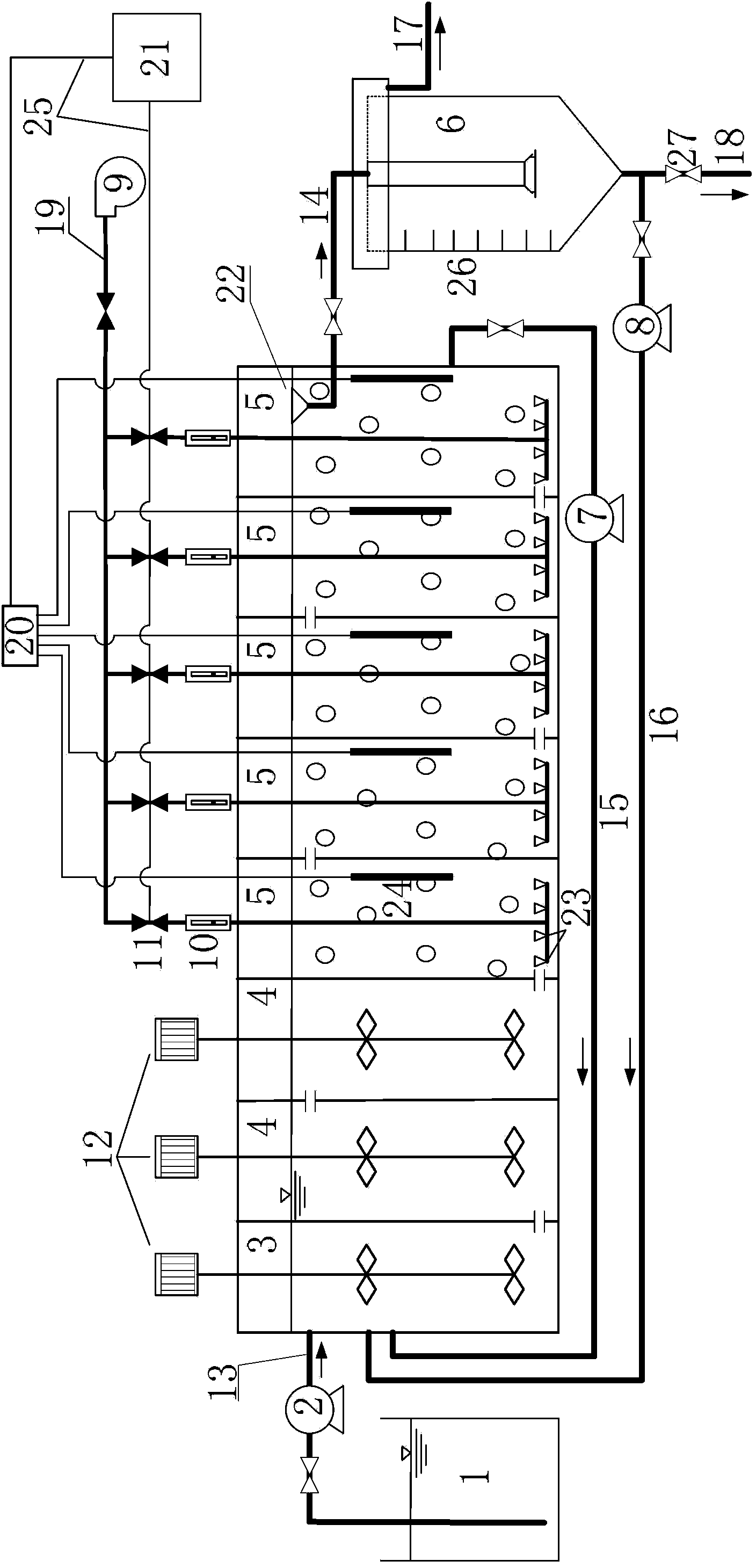 Method for starting and stably keeping micro-expansion of sludge in synchronous biological nitrogen and phosphorus removal system