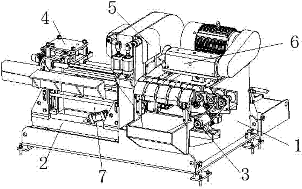 Integrated efficient hot saw device