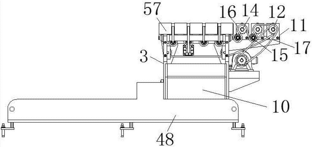 Integrated efficient hot saw device