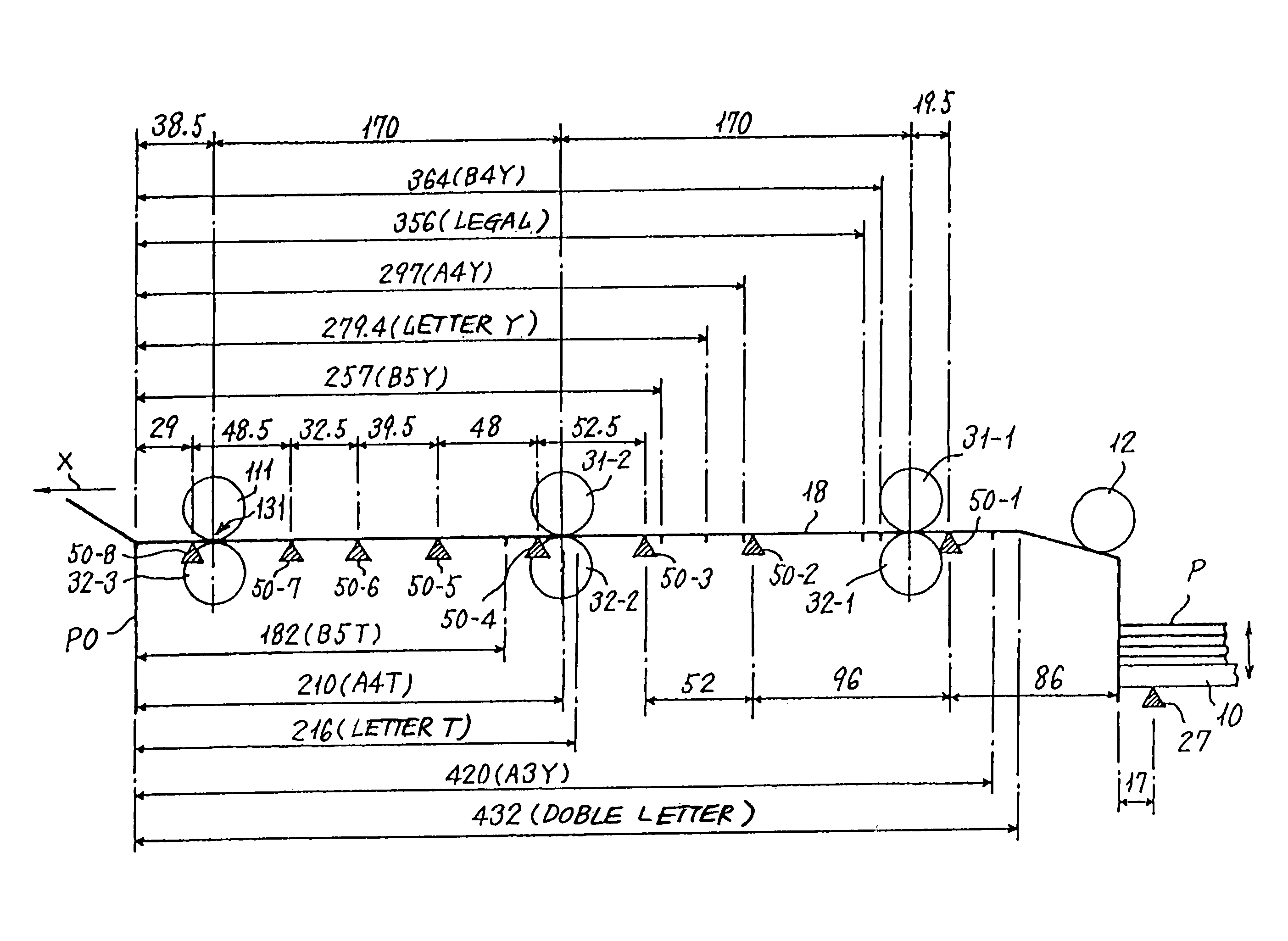 Paper conveyance apparatus