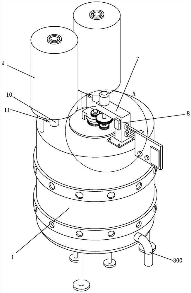 Automatic blending omnibearing variable-speed stirring intelligent stirring device