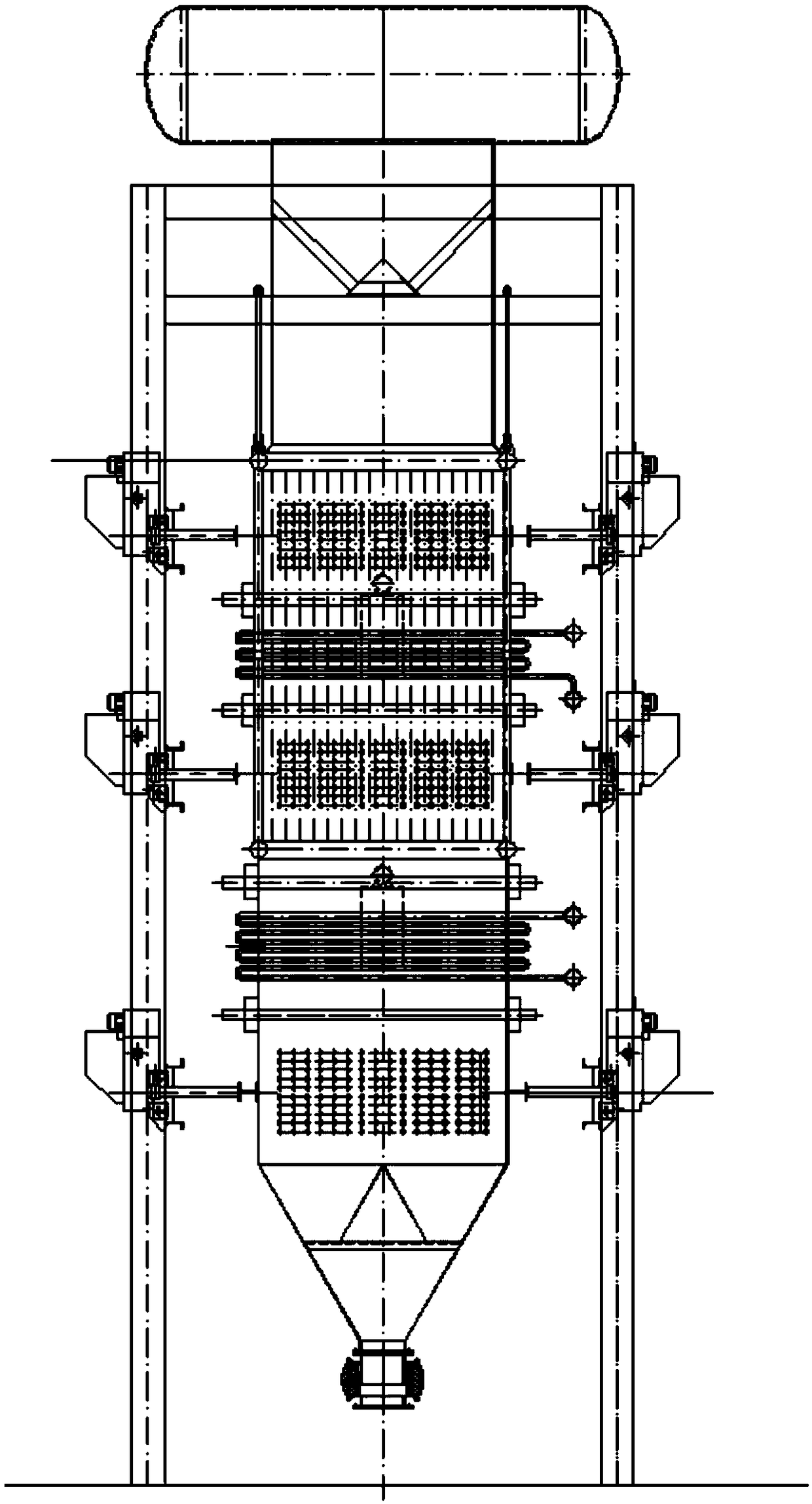 High-temperature pellet cooling method and device thereof