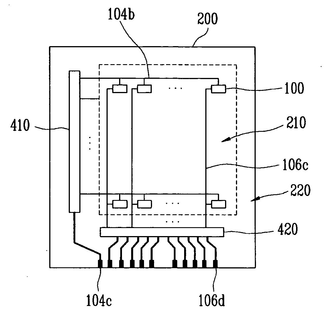 Method of making electronic device with frit seal and frit sealing apparatus