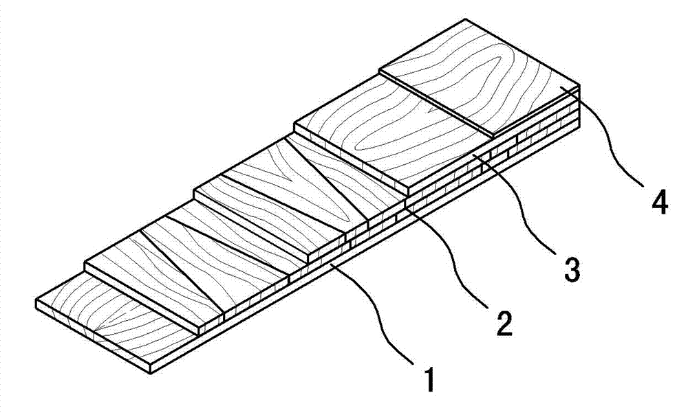 Composite carbon-based floor and production method thereof