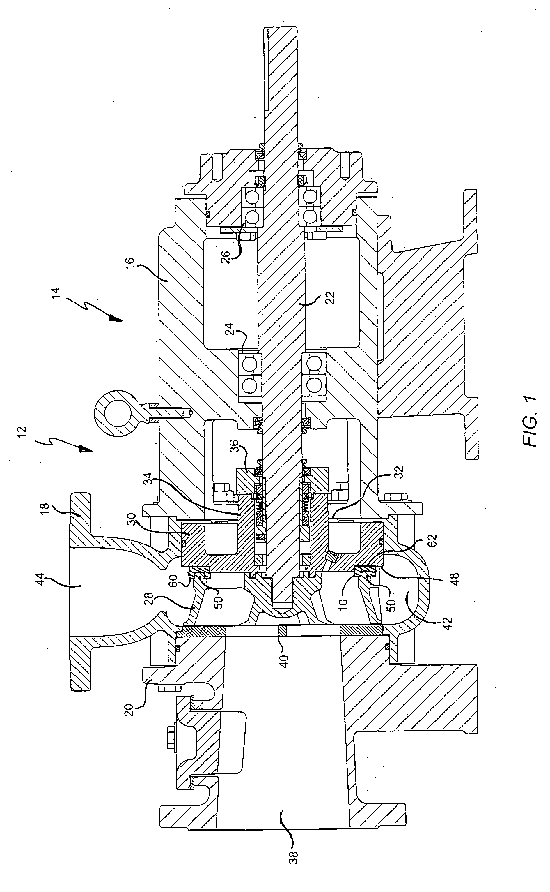 Cutting ring element for a centrifugal chopper pump