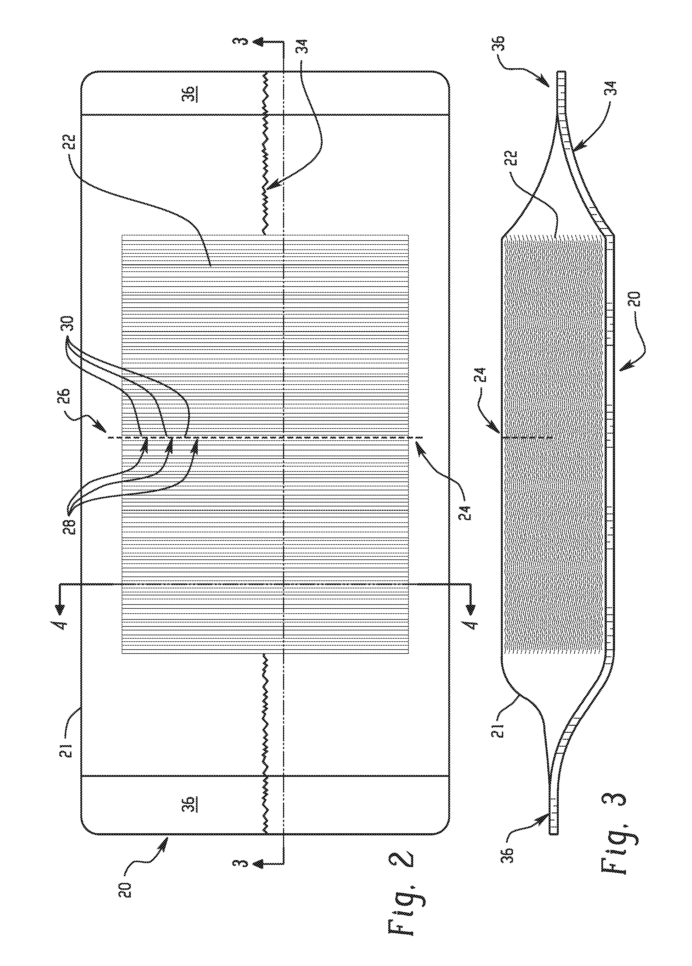 Bend to open flat poly-pack tissue cassette for use in over-shell dispensers