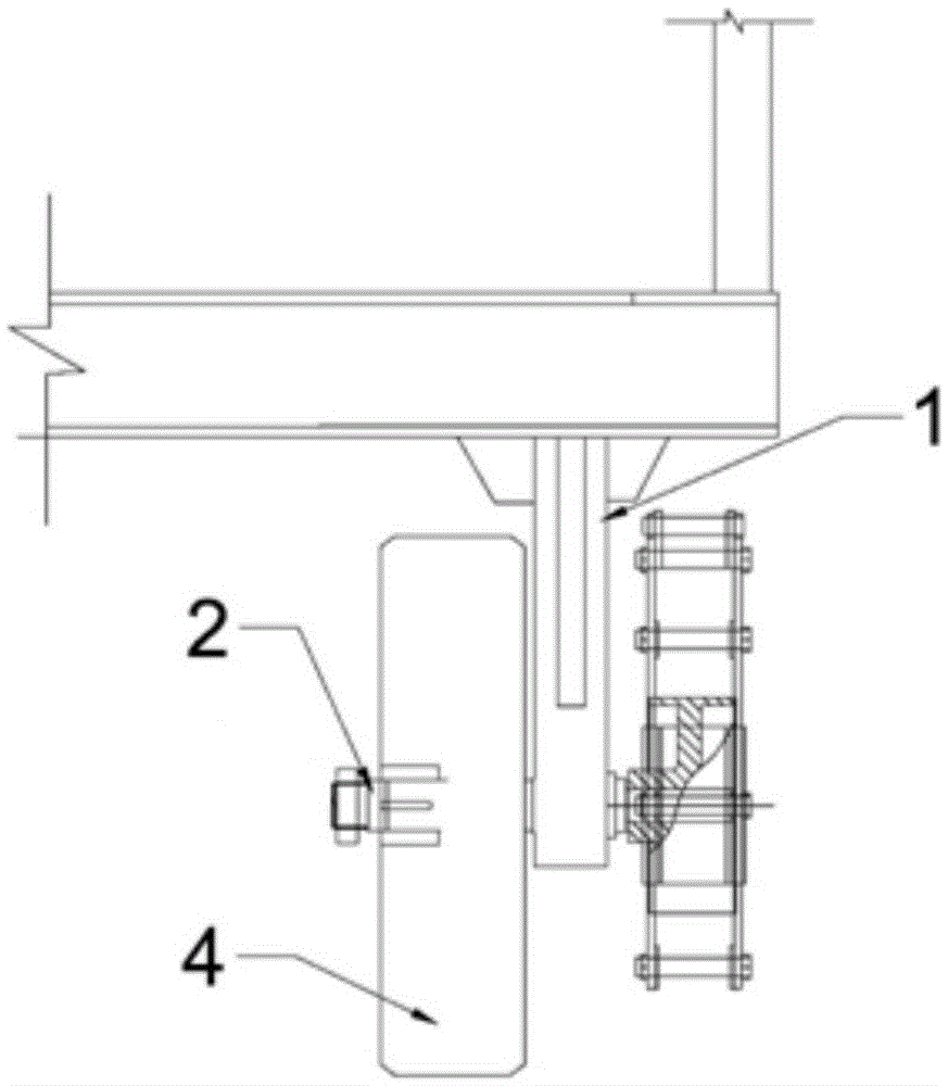 Tunnel grouting trolley braking device and using method thereof