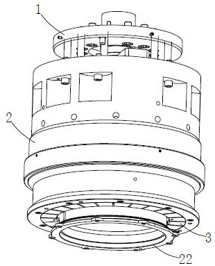 Clamp for machining inner wall of motor shell of new energy automobile