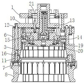 Clamp for machining inner wall of motor shell of new energy automobile