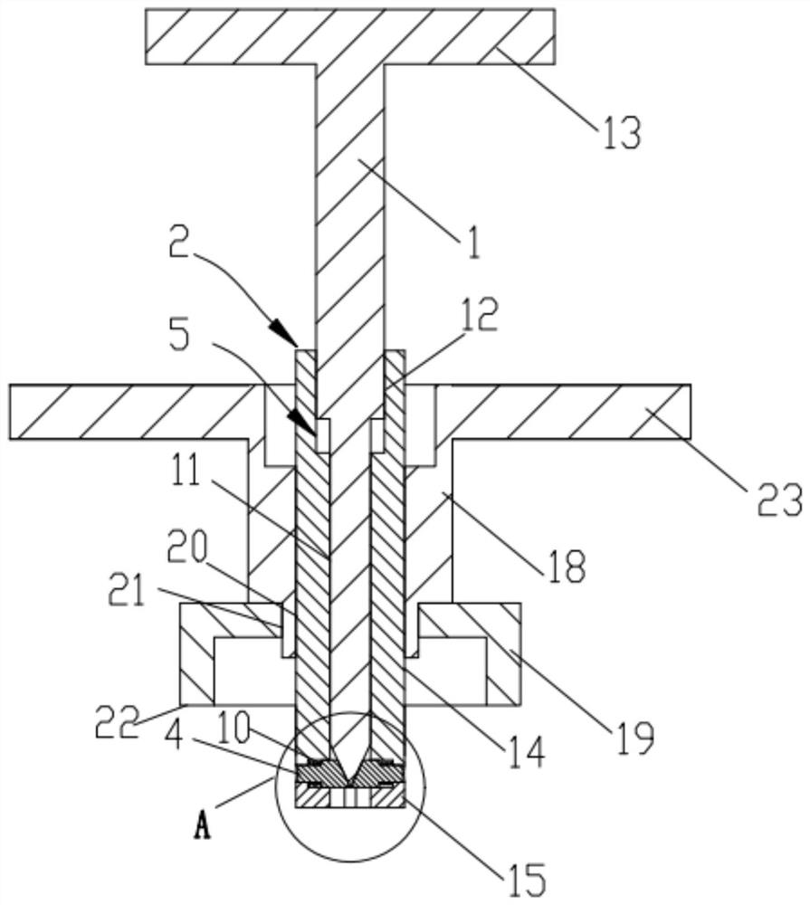 Bearing dismounting tool and bearing dismounting method