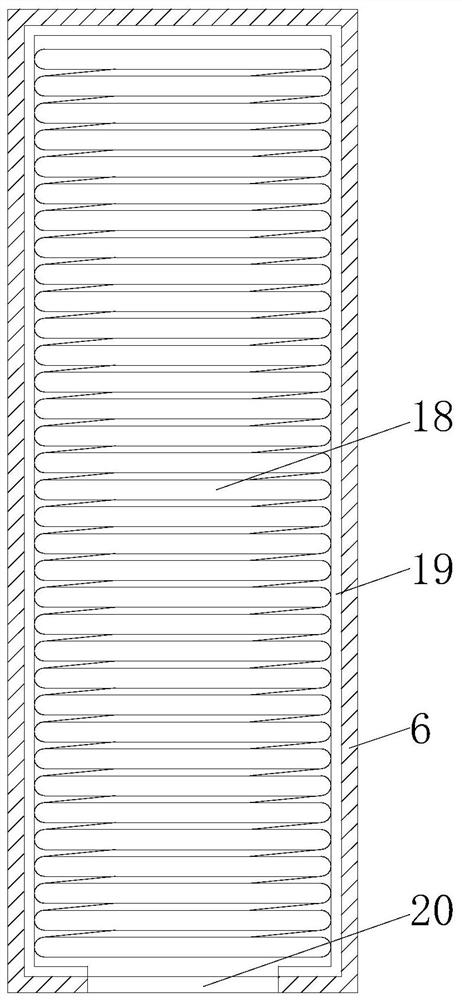 Induction automatic quenching device for surface treatment of chain plates