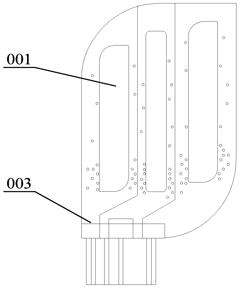 OLED screen device, vehicle lamp, and manufacturing method of shunt unit in OLED screen device