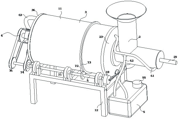 Microbial fermentation deodorization device applied to kitchen waste treatment