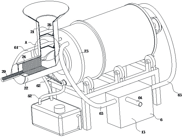 Microbial fermentation deodorization device applied to kitchen waste treatment