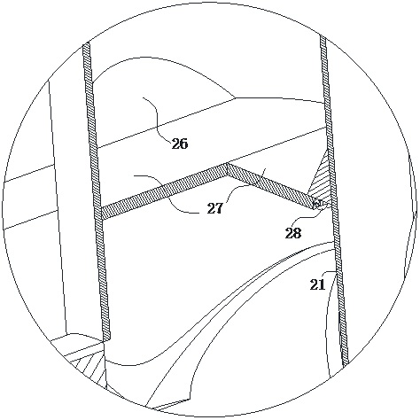 Microbial fermentation deodorization device applied to kitchen waste treatment