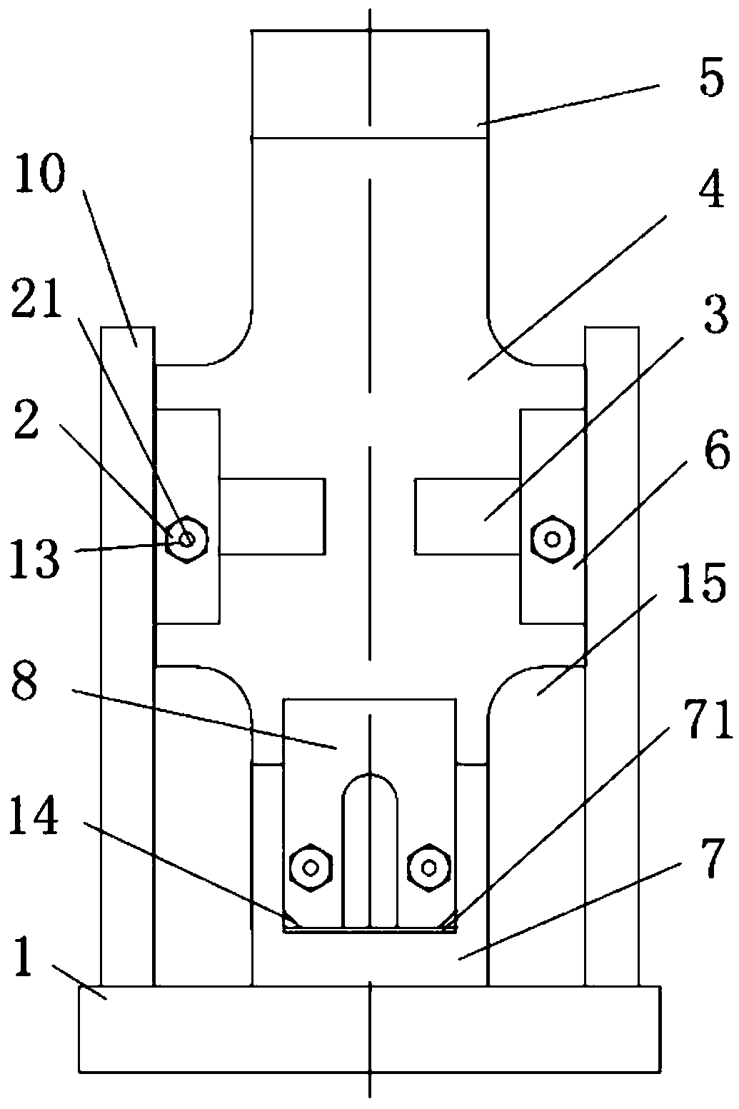 Multifunctional automobile seat collision testing device