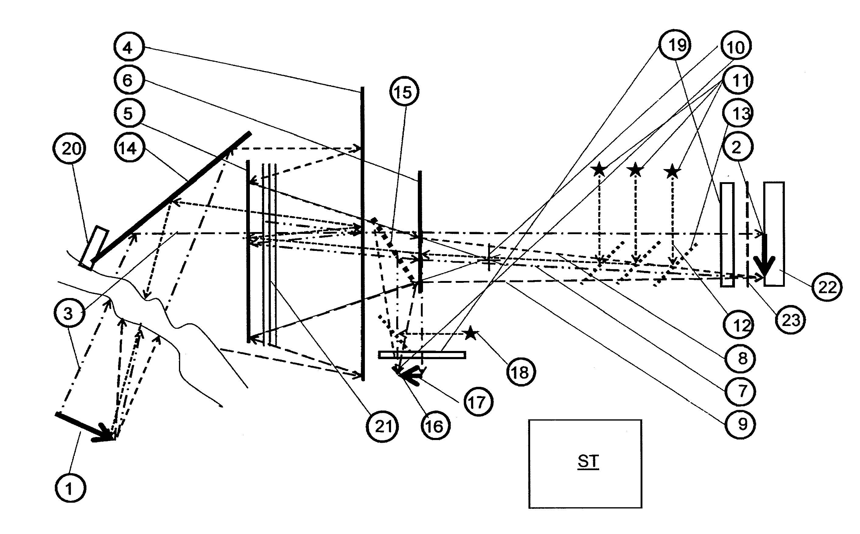 Camera System and Method for Observing Objects at Great Distances, in Particular for Monitoring Target Objects at Night, in Mist, Dust or Rain