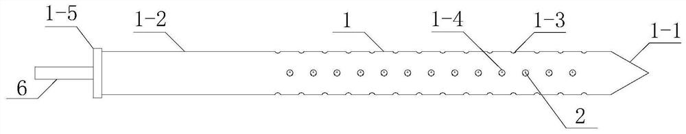 Downstream positioning grouting conduit and method of use thereof