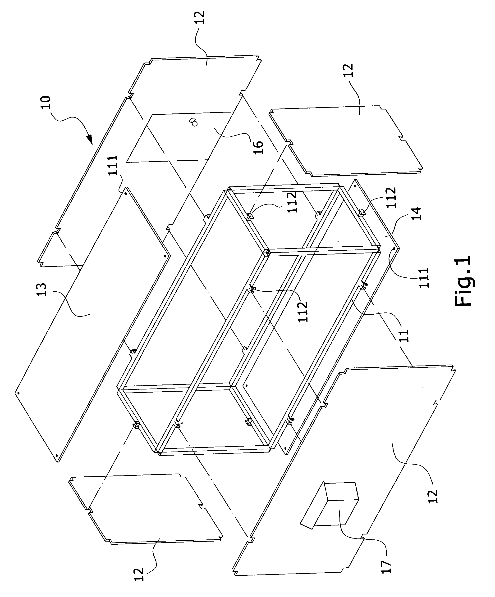 Combinational housing structure