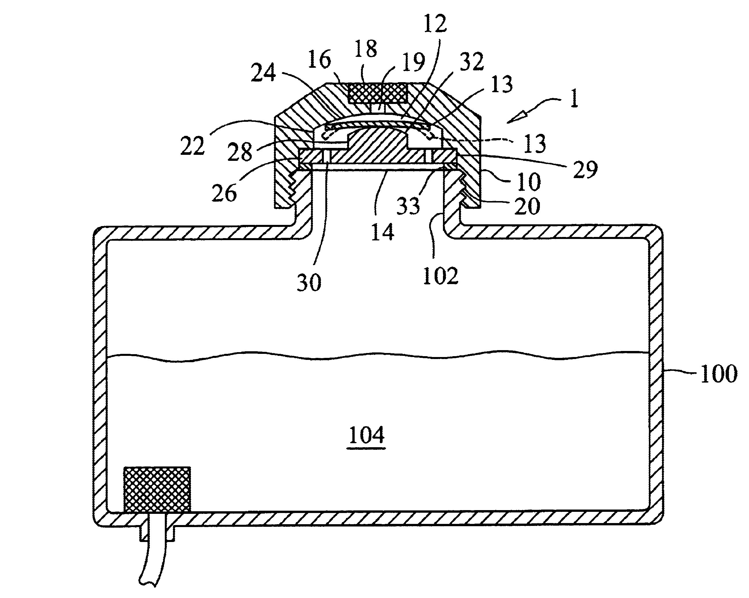 Fuel tank venting system