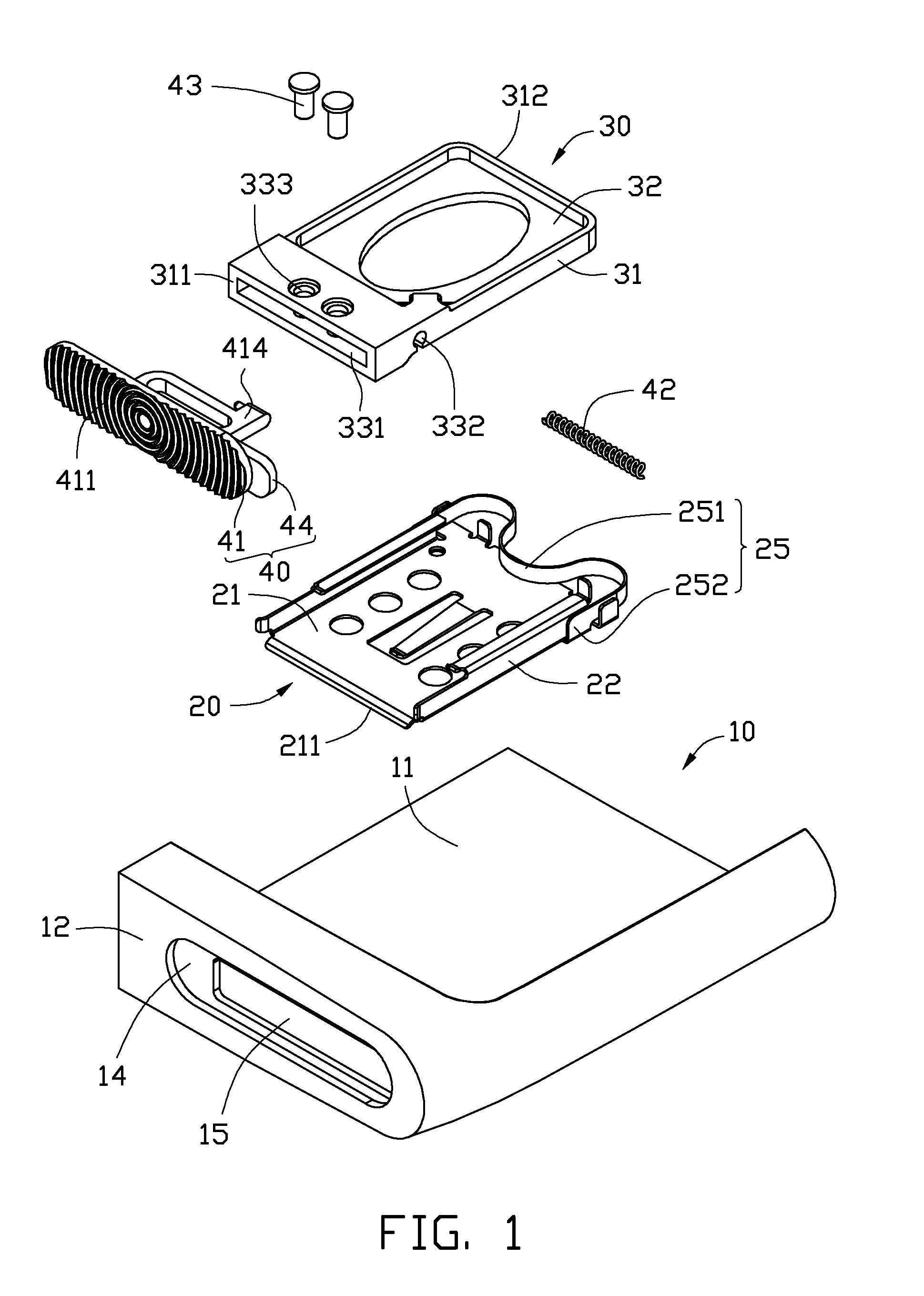 Chip card holder with protective cover for portable electronic devices