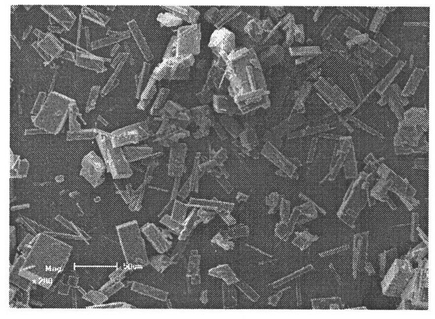 Method for fluoride-free synthesis of AlPO4-34 from mixed solvents through hot process