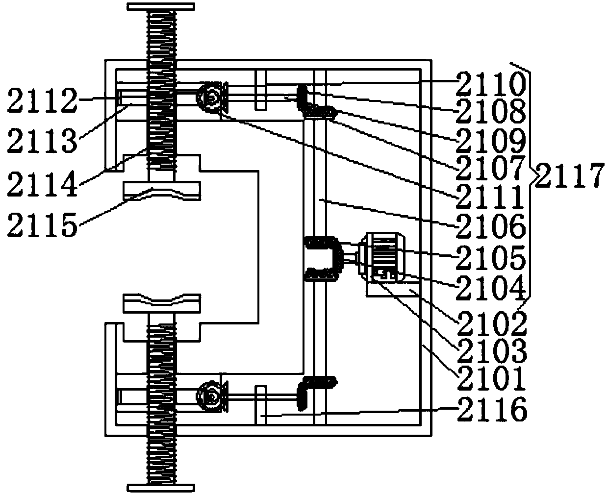 Welding and weld mark polishing device for machining of electrical heated tube