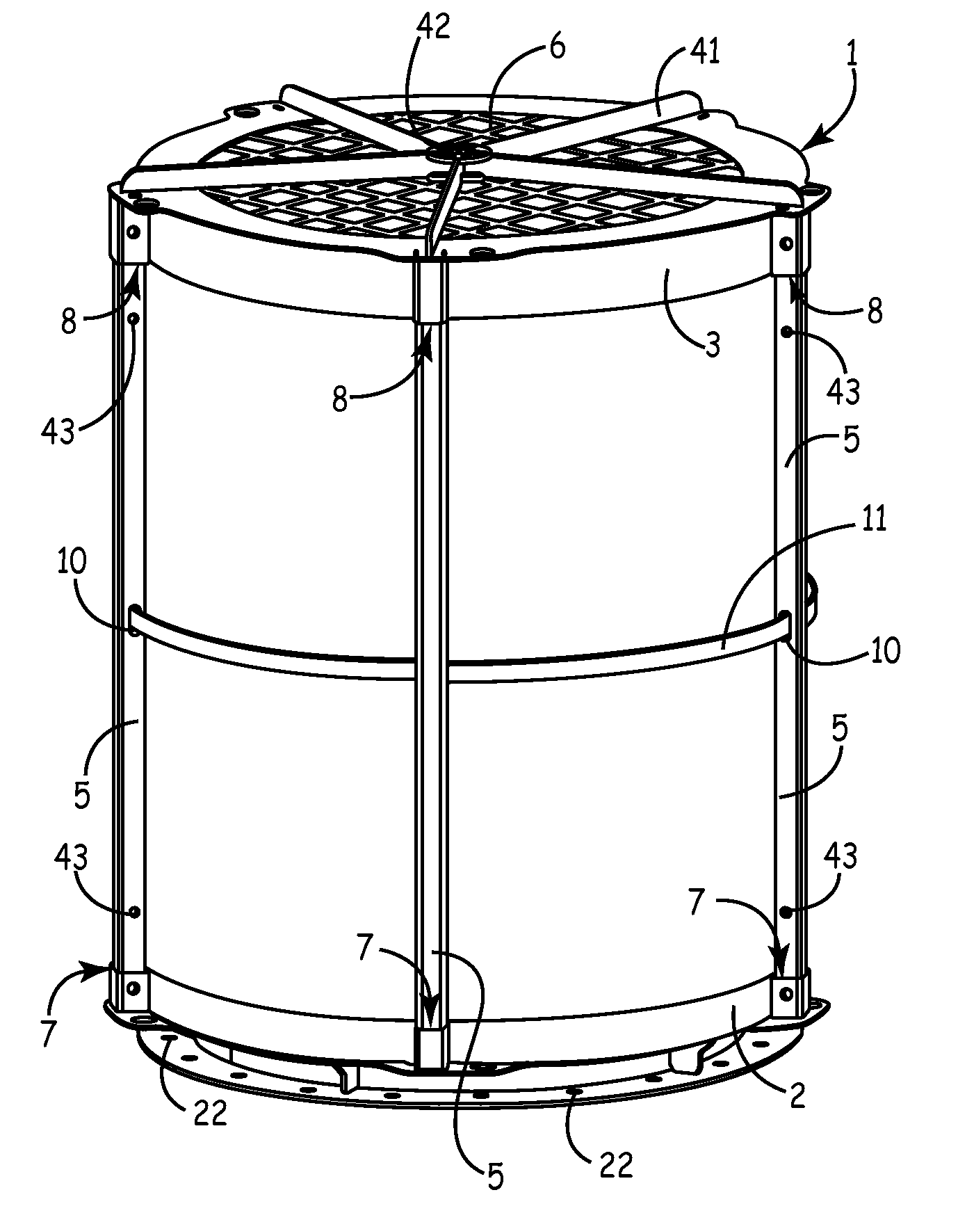 Explosion pressure relief device