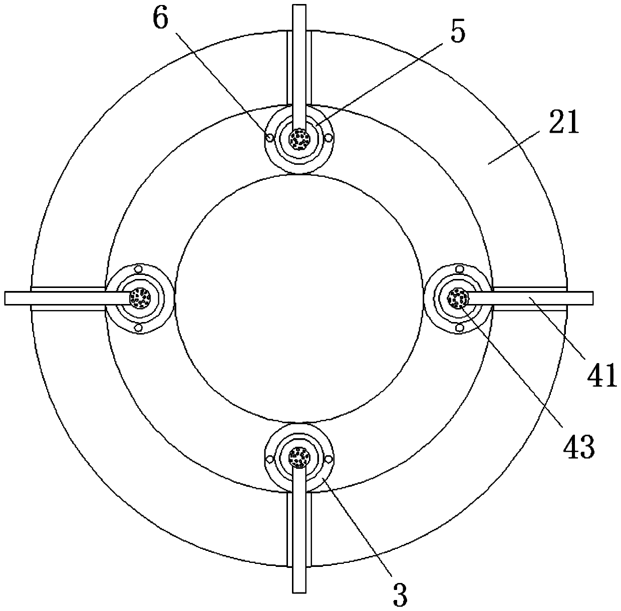 Spraying mechanism for fog gun machine