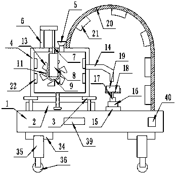 Combined device for producing chocolate