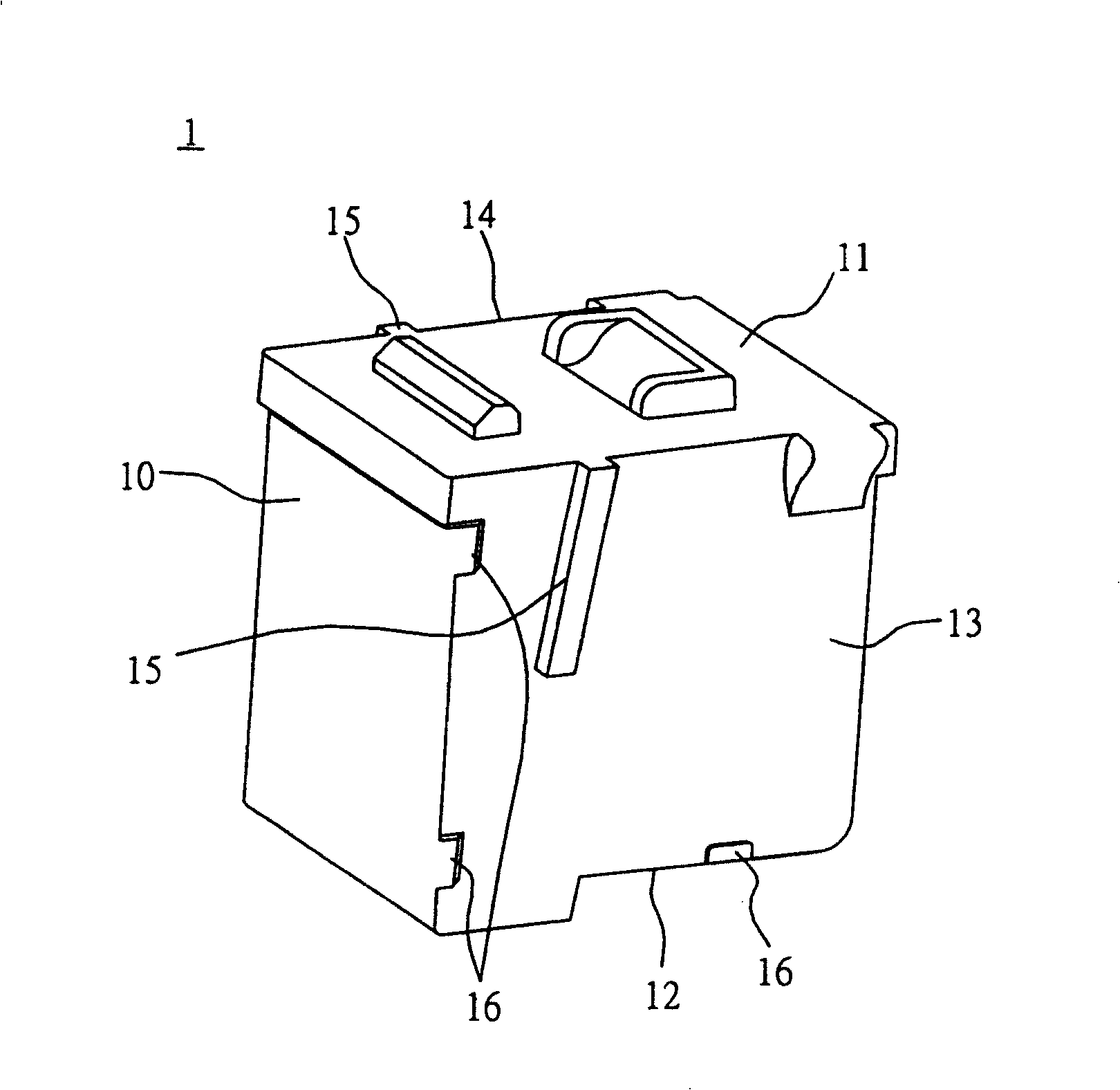 Printing mechanism, its ink box and bearing seat