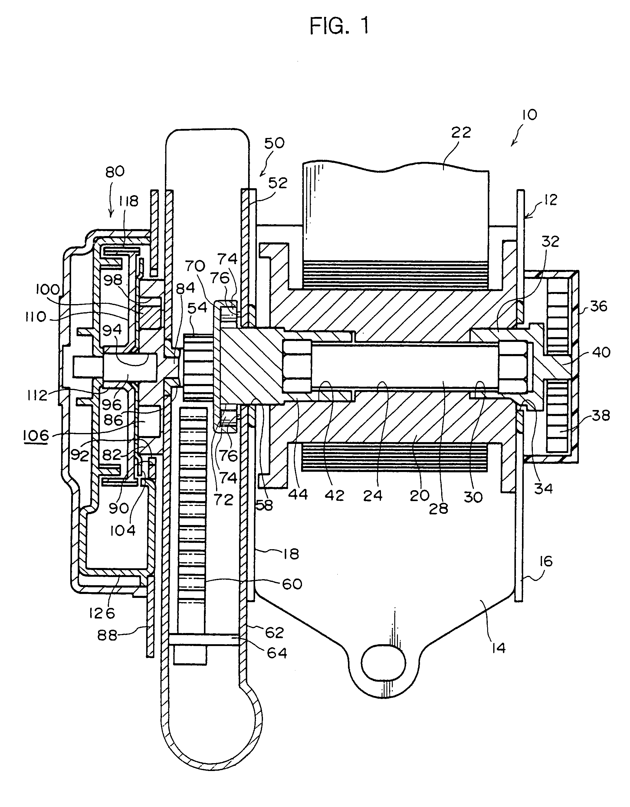 Webbing retractor