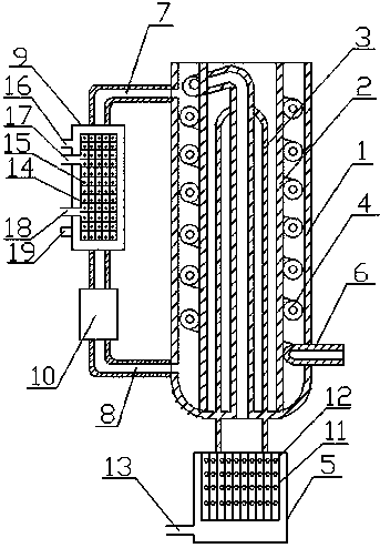 Steam condensation device