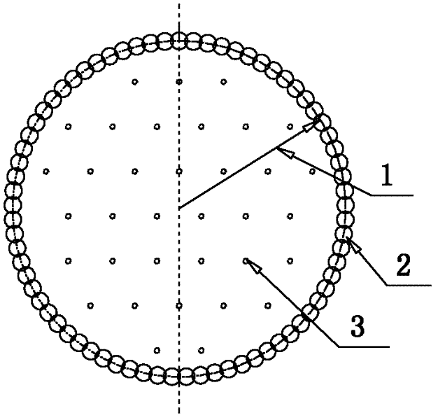 Non-explosive tunnel excavation construction method