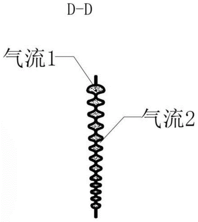 A countercurrent heat exchanger