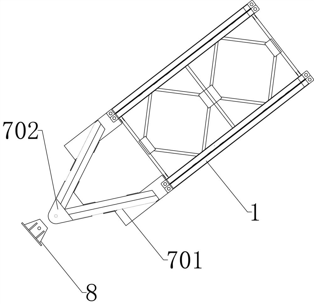 Reinforced Bailey sheet steel arch connection structure and its assembly connection method