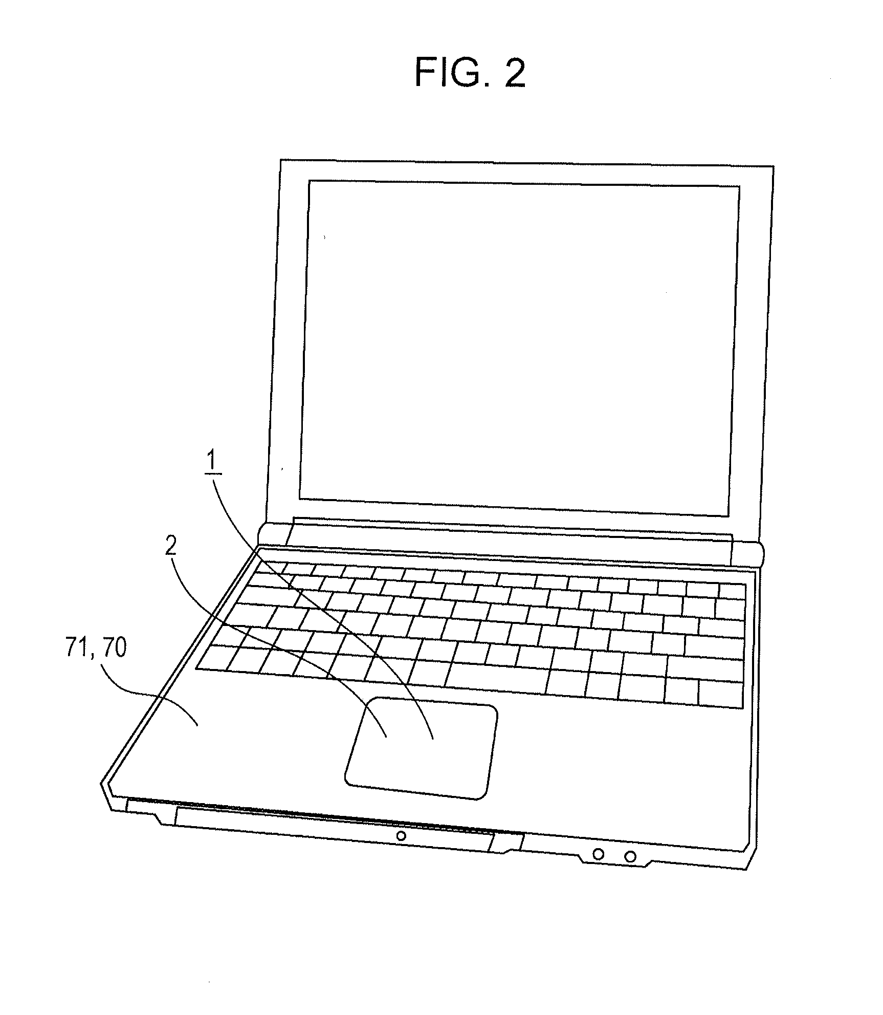 Touch pad input device