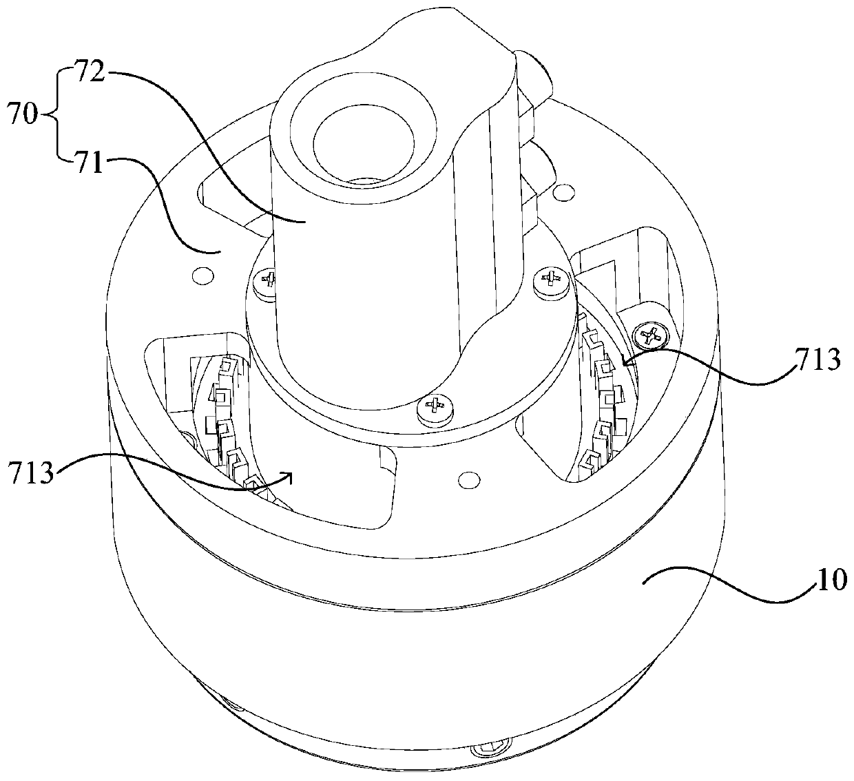 Bayonet socket for endoscope and endoscope host equipment