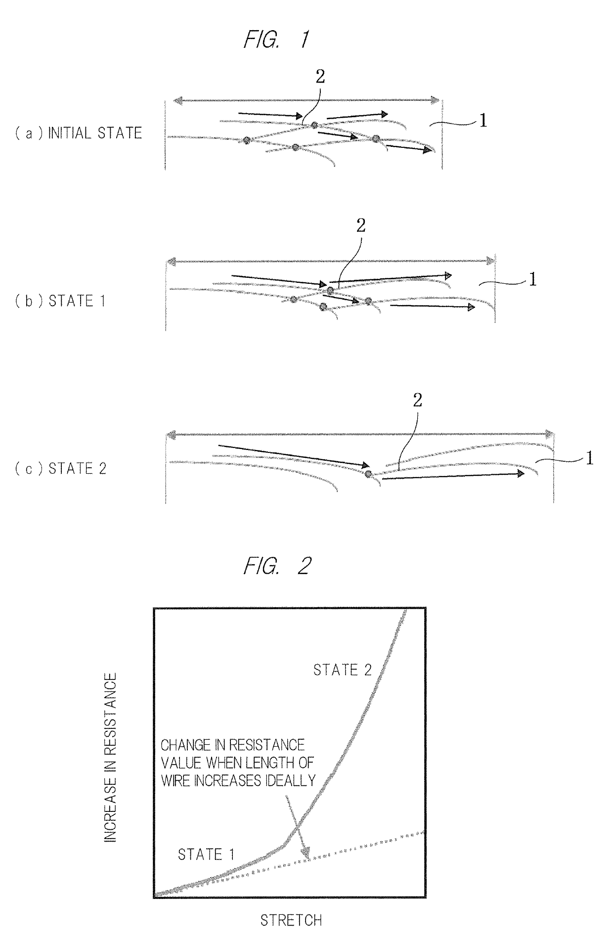 Stretchable electrically-conductive circuit and manufacturing method therefor