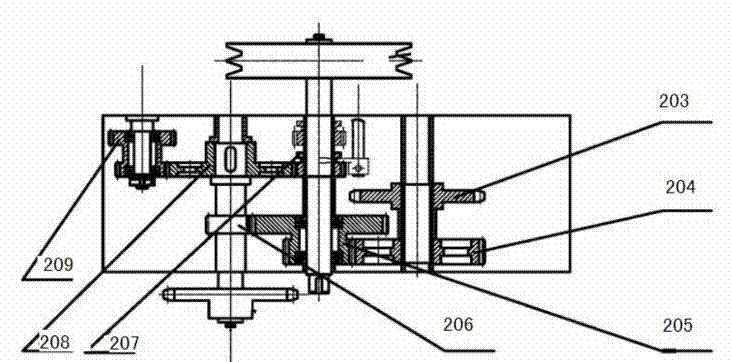 Power chassis of double crawler belt-type micro tillage machine