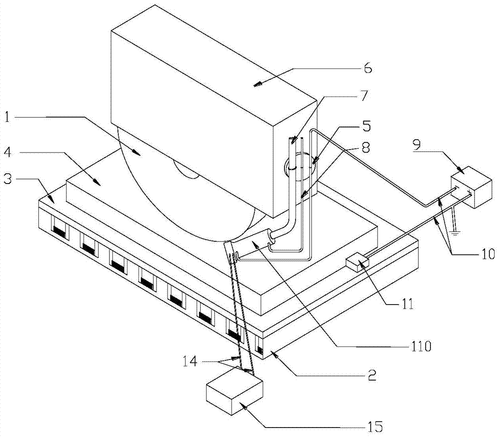 Conveying capacity controllable nano particle jet flow minimal quantity lubrication grinding device in enhanced magnetoelectricity field