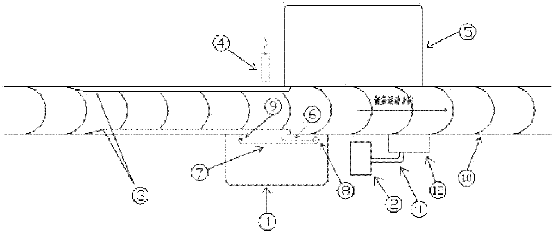 Online detection system for adhesion of straws to packing boxes