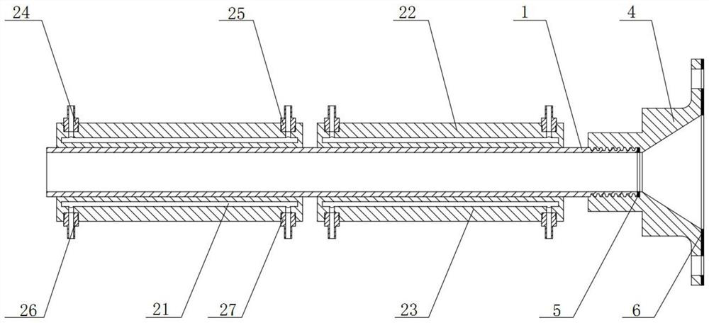 Cooling forming system for high-moisture fibrosis vegetable protein